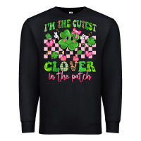 Black i'm the cutest clover in the patch Premium Sweatshirt - Artiststas