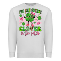 Dove Grey i'm the cutest clover in the patch Premium Sweatshirt - Artiststas