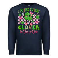 Navy i'm the cutest clover in the patch Premium Sweatshirt - Artiststas