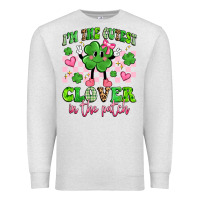 Oatmeal Heather i'm the cutest clover in the patch Premium Sweatshirt - Artiststas