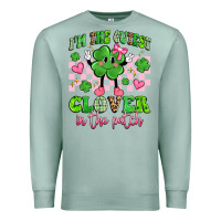 Seafoam i'm the cutest clover in the patch Premium Sweatshirt - Artiststas