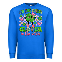 True Royal i'm the cutest clover in the patch Premium Sweatshirt - Artiststas