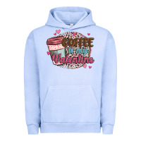 Pigment Grape Ice coffee is my valentine Urban Hoodie - MaliasSmallBusiness
