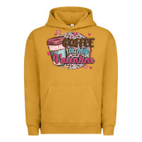 Pigment Peanut Butter coffee is my valentine Urban Hoodie - MaliasSmallBusiness