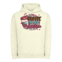 Pigment Pistachio coffee is my valentine Urban Hoodie - MaliasSmallBusiness