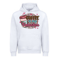 White coffee is my valentine Urban Hoodie - MaliasSmallBusiness