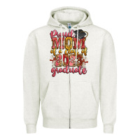 Oatmeal Heather proud mom of a class of 2023 graduate Zipper Hoodie - Zillion Design Studio