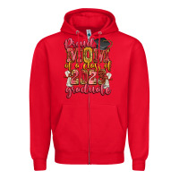 Red proud mom of a class of 2023 graduate Zipper Hoodie - Zillion Design Studio