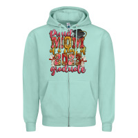 Seafoam proud mom of a class of 2023 graduate Zipper Hoodie - Zillion Design Studio
