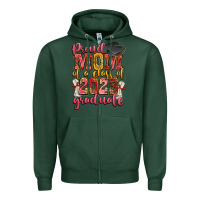 Sports Green proud mom of a class of 2023 graduate Zipper Hoodie - Zillion Design Studio