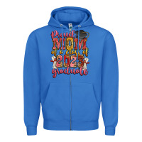 True Royal proud mom of a class of 2023 graduate Zipper Hoodie - Zillion Design Studio