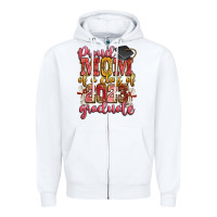 White proud mom of a class of 2023 graduate Zipper Hoodie - Zillion Design Studio
