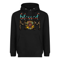 Black blessed mom Heavyweight Hoodie - CowhideDigitalArt