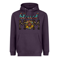 Plum blessed mom Heavyweight Hoodie - CowhideDigitalArt