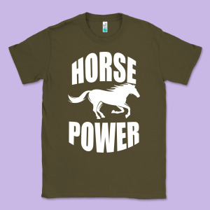 Horse Power Classic Tee Designed By Bettercallsaul
