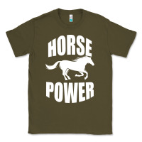 Army Green Horse Power Classic Tee - Bettercallsaul