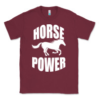 Burgundy Horse Power Classic Tee - Bettercallsaul