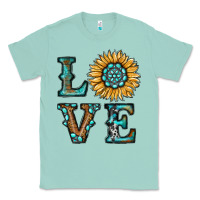 Seafoam sunflower love Classic Tee - RanaPortraitStore