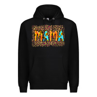 Black Leopard Sunflower Mama Premium Hoodie - RanaPortraitStore