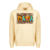 Pina Colada Leopard Sunflower Mama Premium Hoodie - RanaPortraitStore