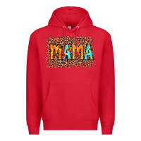 Red Leopard Sunflower Mama Premium Hoodie - RanaPortraitStore