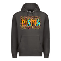 Smoke Leopard Sunflower Mama Premium Hoodie - RanaPortraitStore