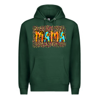 Sports Green Leopard Sunflower Mama Premium Hoodie - RanaPortraitStore