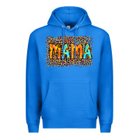True Royal Leopard Sunflower Mama Premium Hoodie - RanaPortraitStore