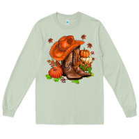 Matcha fall pumpkins  cowgirl  and roses Long Sleeve Tee - AdoDesignShop