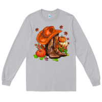 Moon Dust fall pumpkins  cowgirl  and roses Long Sleeve Tee - AdoDesignShop