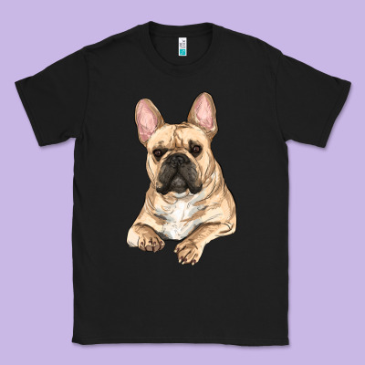 French Bulldog Sitting Classic Tee Designed By Ranaportraitstore