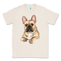 Natural french bulldog sitting Classic Tee - RanaPortraitStore