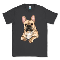 Smoke french bulldog sitting Classic Tee - RanaPortraitStore