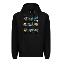 Black god says  am autism Premium Hoodie - MaliasSmallBusiness
