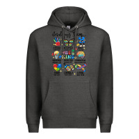 Charcoal Heather god says  am autism Premium Hoodie - MaliasSmallBusiness