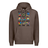 Coffee god says  am autism Premium Hoodie - MaliasSmallBusiness
