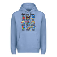 Colony Blue god says  am autism Premium Hoodie - MaliasSmallBusiness