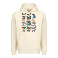 Sandshell god says  am autism Premium Hoodie - MaliasSmallBusiness