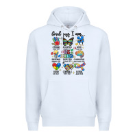 White god says  am autism Premium Hoodie - MaliasSmallBusiness