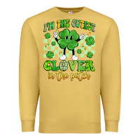 Antique Gold i'm the cutest clover in the patch artiststas Premium Sweatshirt - Artiststas