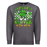 Charcoal Heather i'm the cutest clover in the patch artiststas Premium Sweatshirt - Artiststas