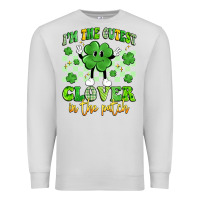 Dove Grey i'm the cutest clover in the patch artiststas Premium Sweatshirt - Artiststas