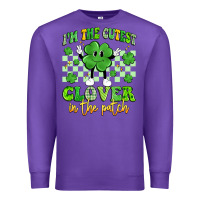 Purple i'm the cutest clover in the patch artiststas Premium Sweatshirt - Artiststas