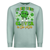 Seafoam i'm the cutest clover in the patch artiststas Premium Sweatshirt - Artiststas