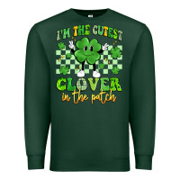 Sports Green i'm the cutest clover in the patch artiststas Premium Sweatshirt - Artiststas