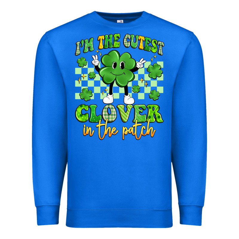 I'm The Cutest Clover In The Patch Artiststas Premium Sweatshirt by Artiststas | Teevron
