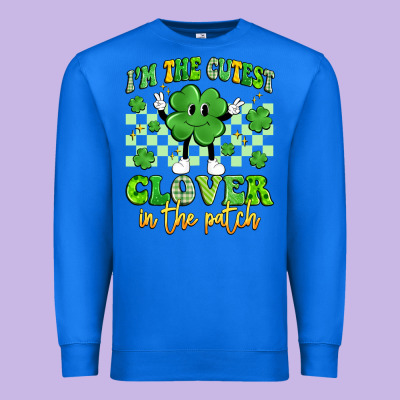 I'm The Cutest Clover In The Patch Artiststas Premium Sweatshirt Designed By Artiststas