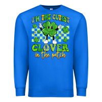 True Royal i'm the cutest clover in the patch artiststas Premium Sweatshirt - Artiststas