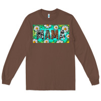 Chestnut Turquoise and Daisy Mama Long Sleeve Tee - RanaPortraitStore