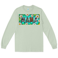 Matcha Turquoise and Daisy Mama Long Sleeve Tee - RanaPortraitStore